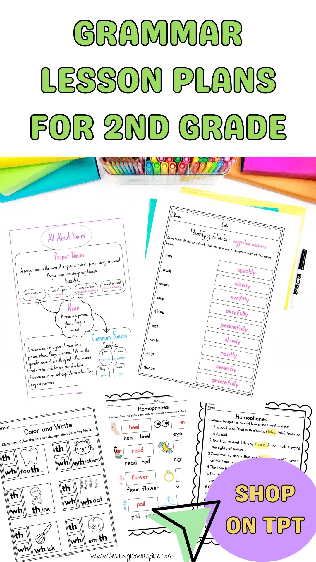 2nd Grademon Core Grammar Worksheets