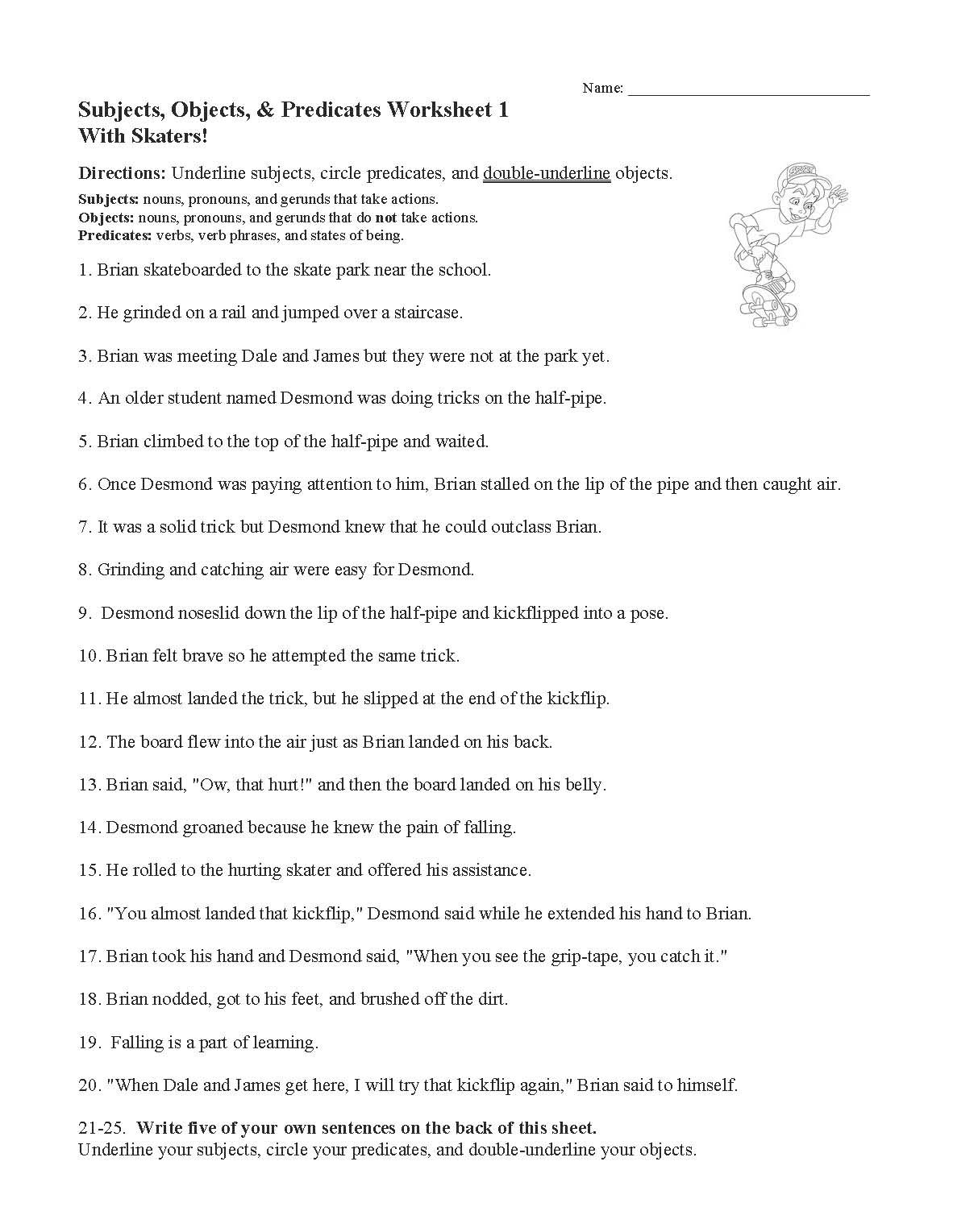 Sentence Structure Worksheets Language Arts Activities Sentence Structure Worksheets Language Arts Activities