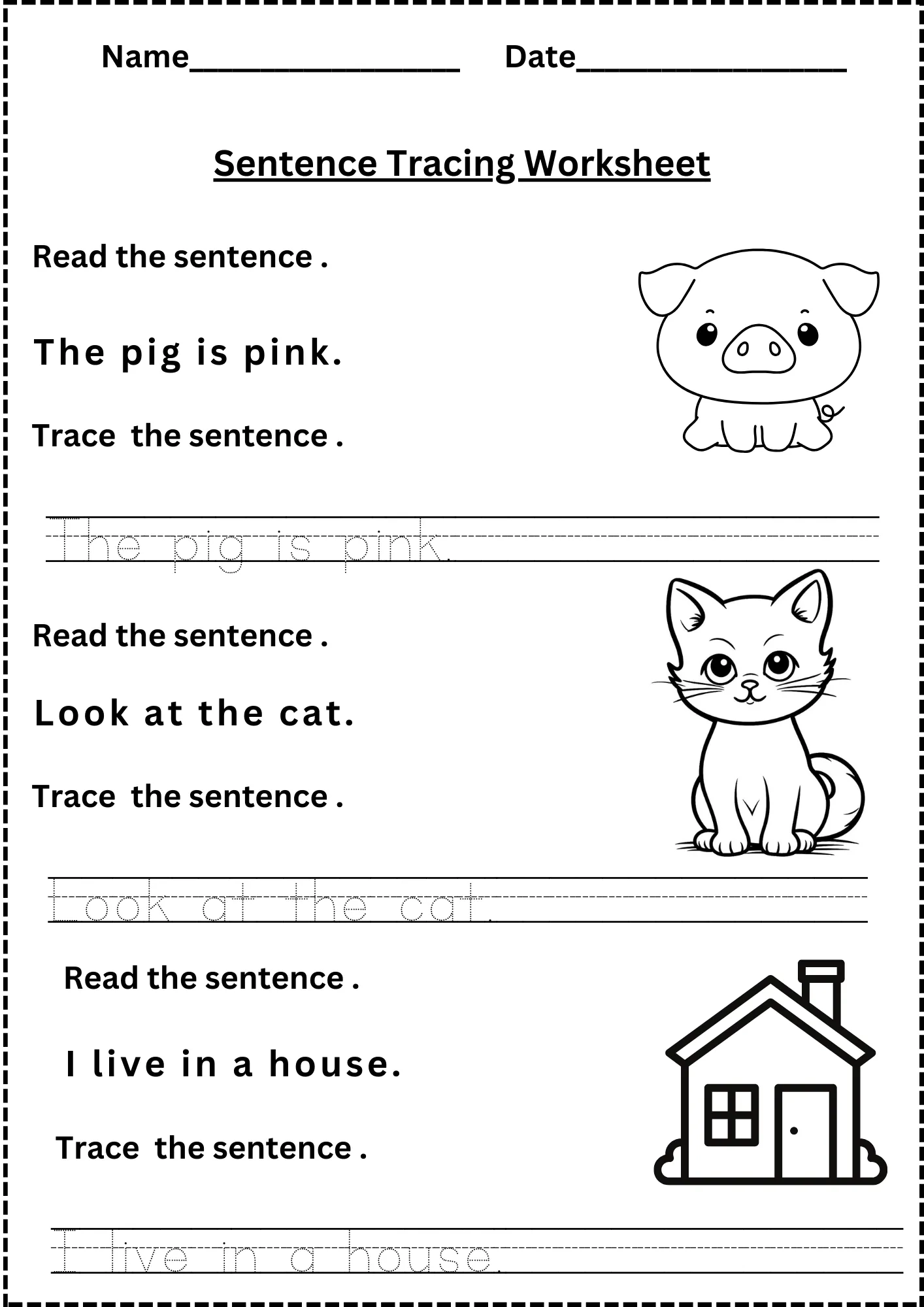 Pre-K Grammar Worksheets