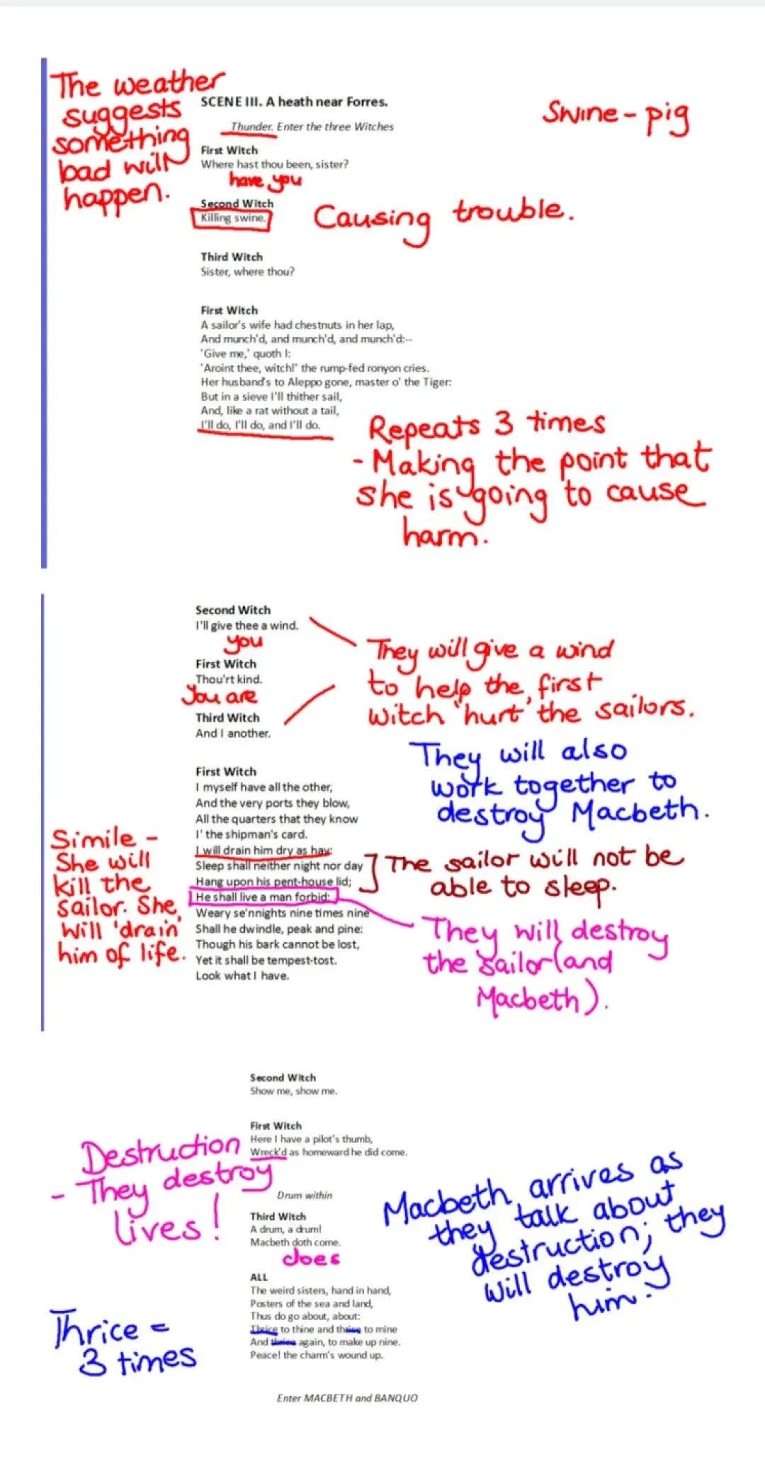 Simply Explained Your Guide To Macbeth Detailed Annotations Of Key Scenes And Summaries English Literature Knowunity