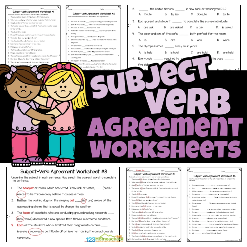 Grammar Worksheets Answer Key