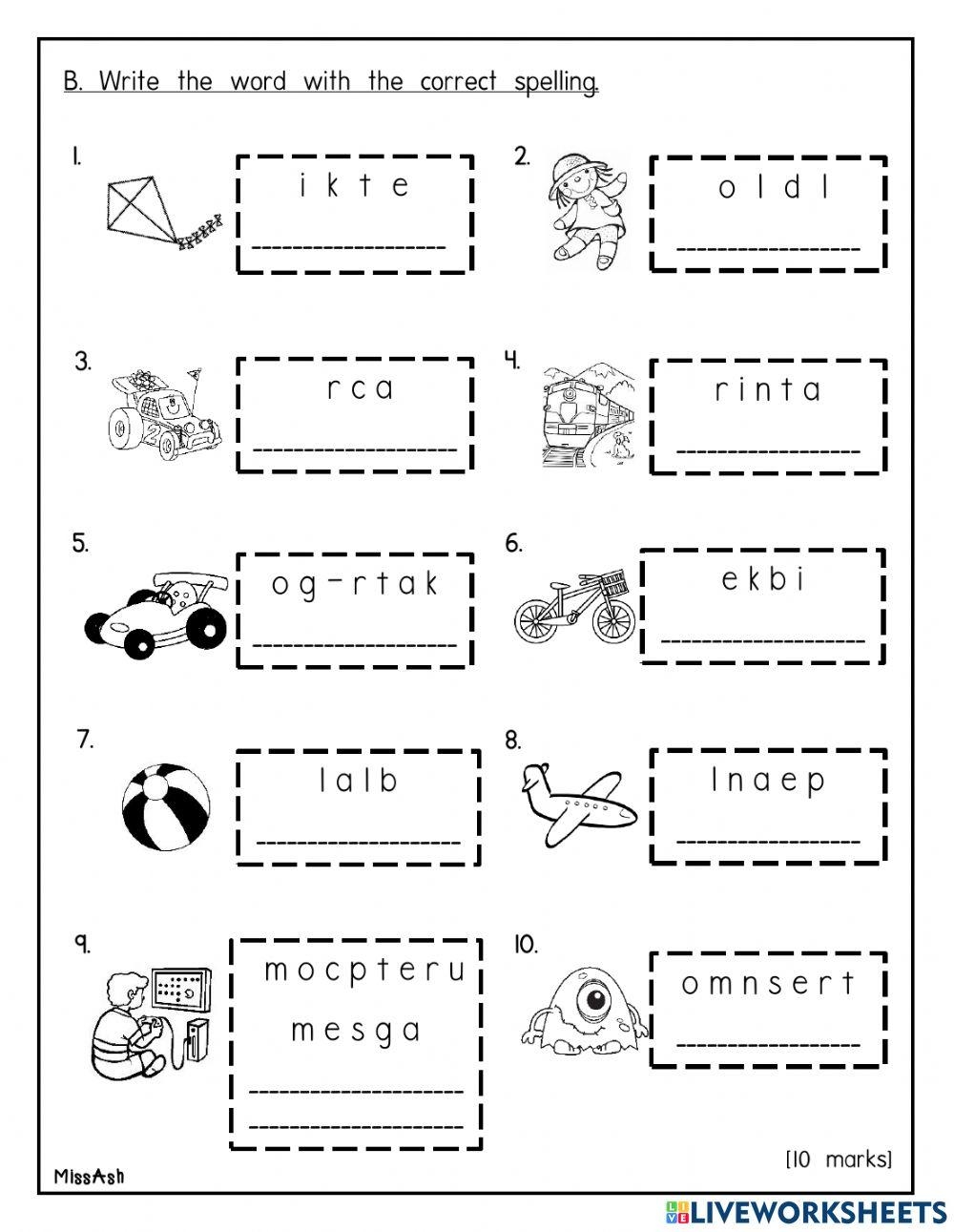 Year 1 Grammar Worksheets Pdf