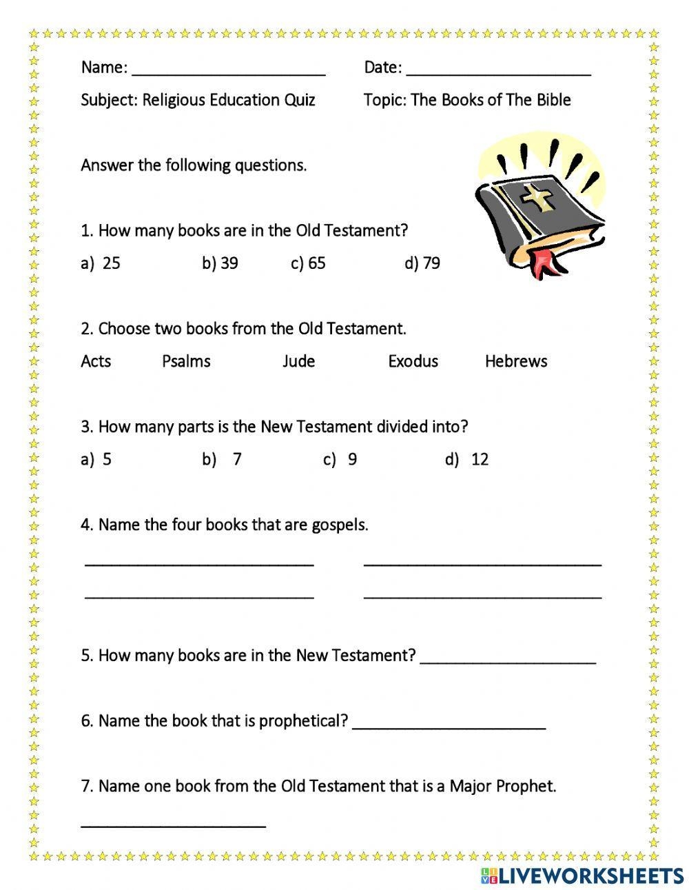 The Books Of Th Free Interactive Worksheets 1463765