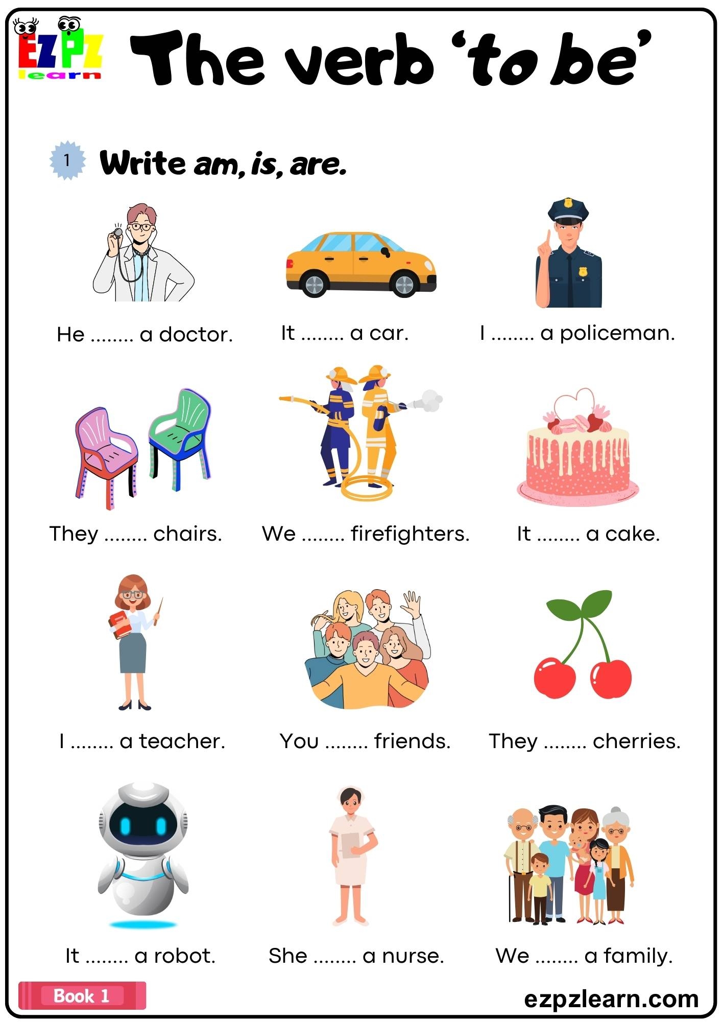 Is Am Are Grammar Worksheet