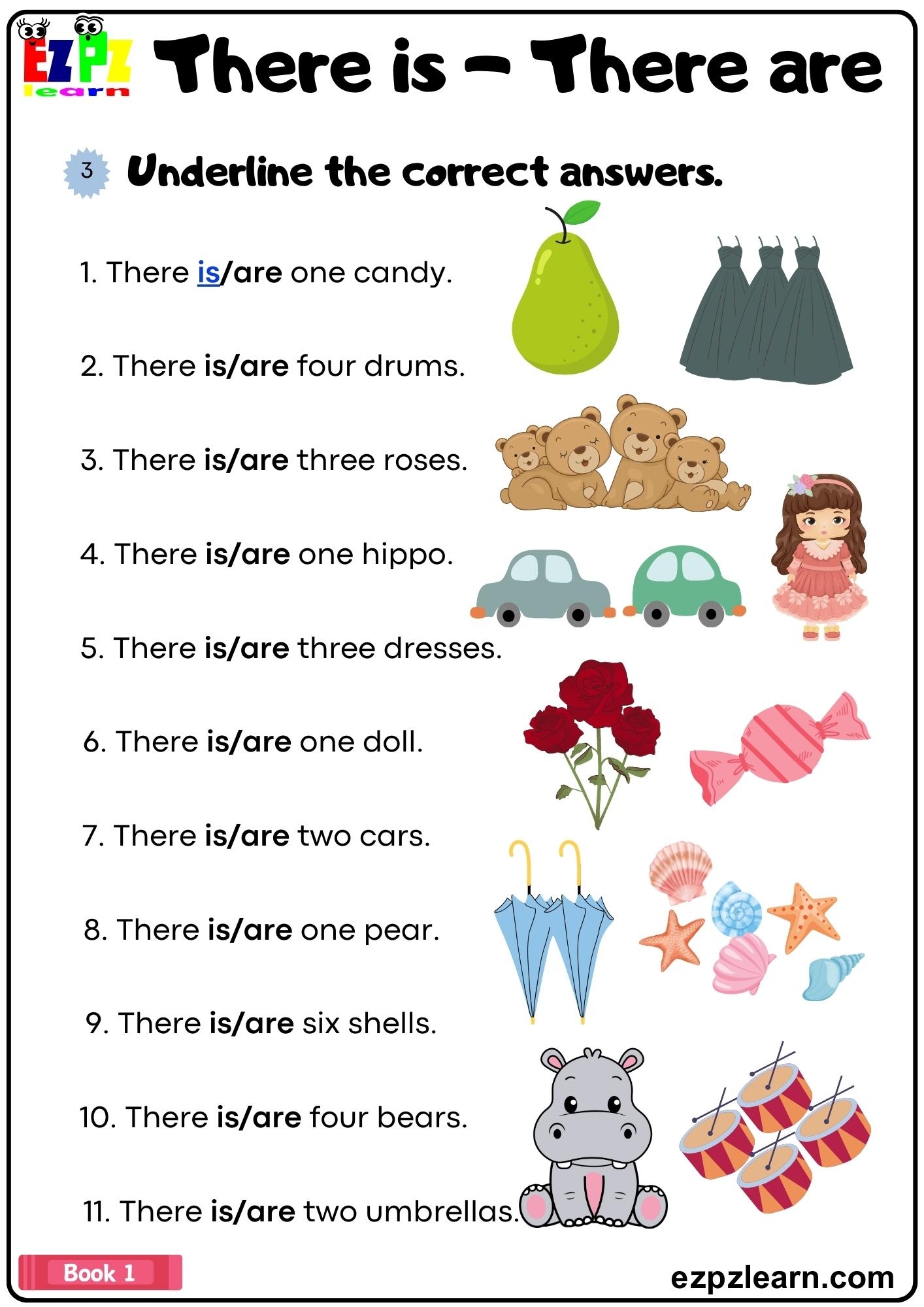 Basic Grammar Worksheets With Answers