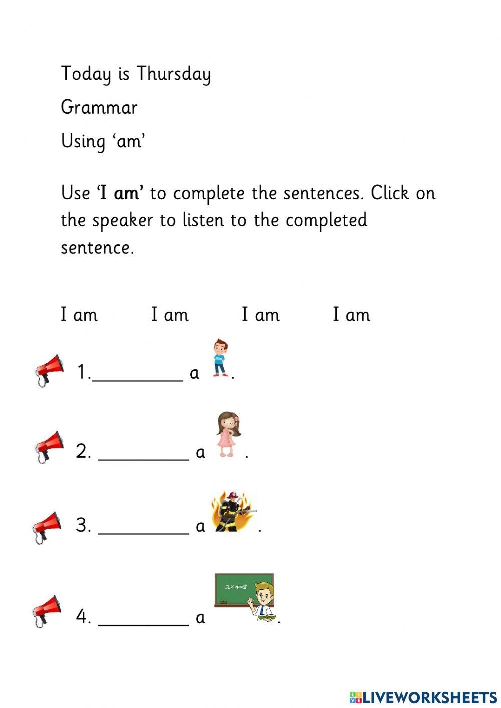 Using I Am Free Interactive Worksheets 1494607 Using I Am Free Interactive Worksheets 1494607