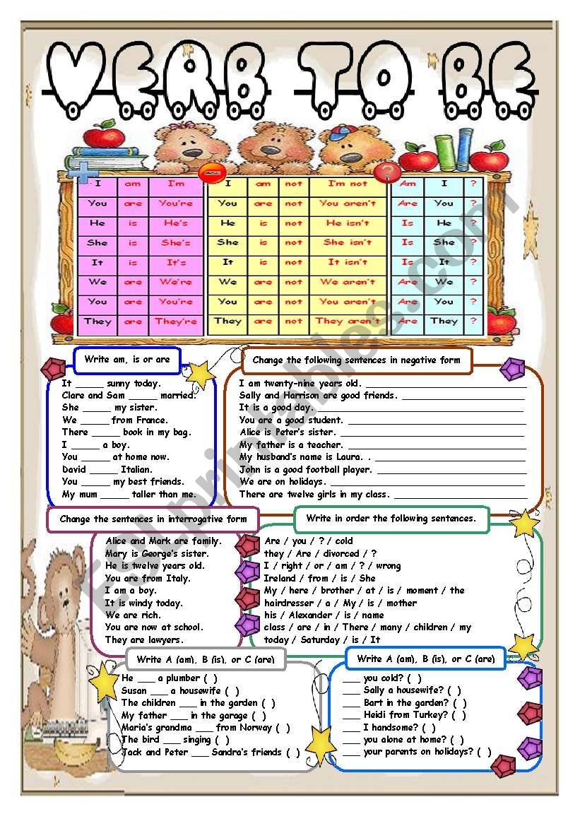 Esl Grammar Worksheets For Beginners Esl Grammar Worksheets For Beginners