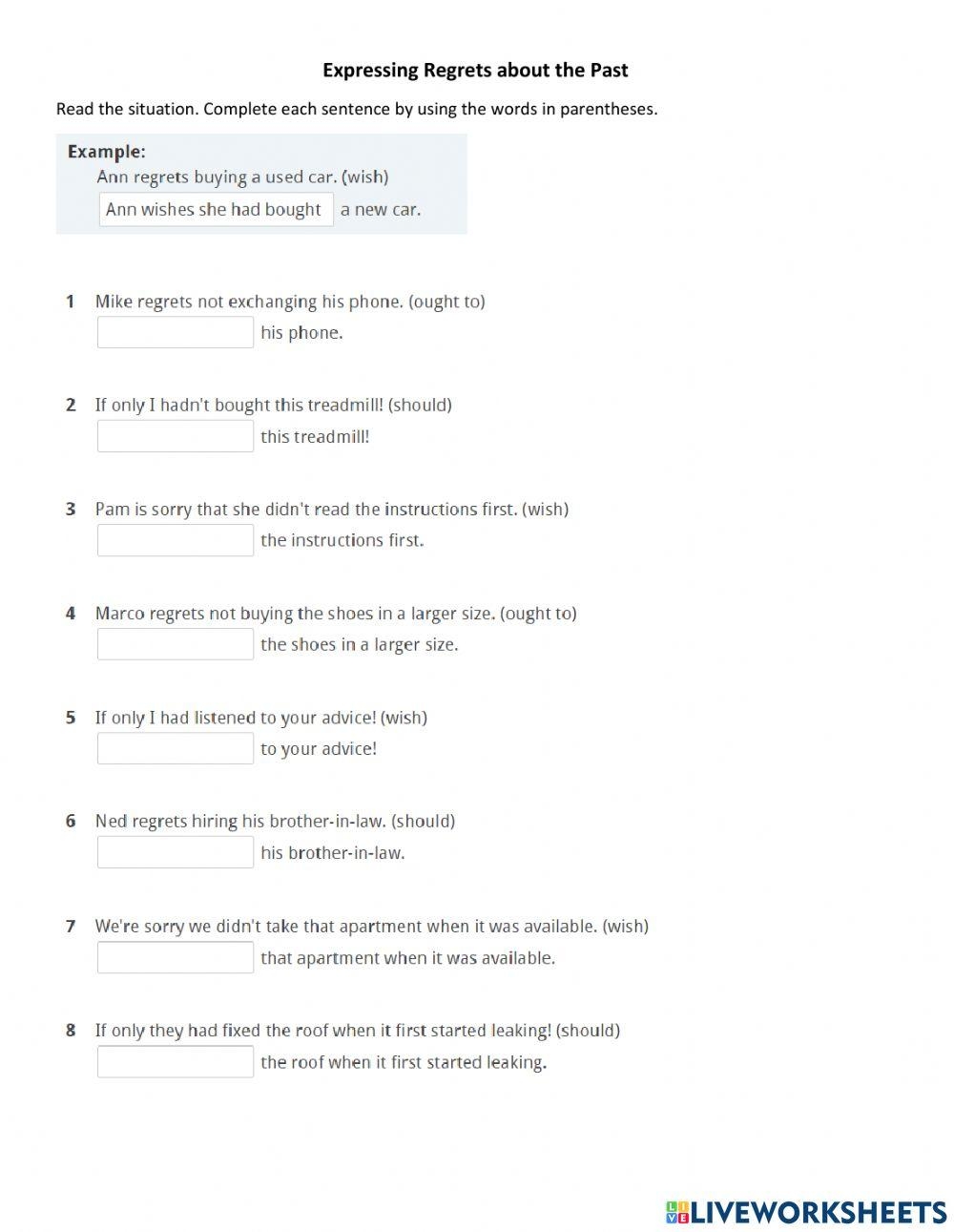 Azar Grammar Worksheets Azar Grammar Worksheets