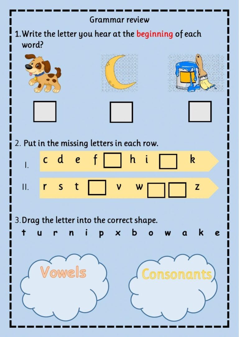Weekly Review Free Interactive Worksheets 509248