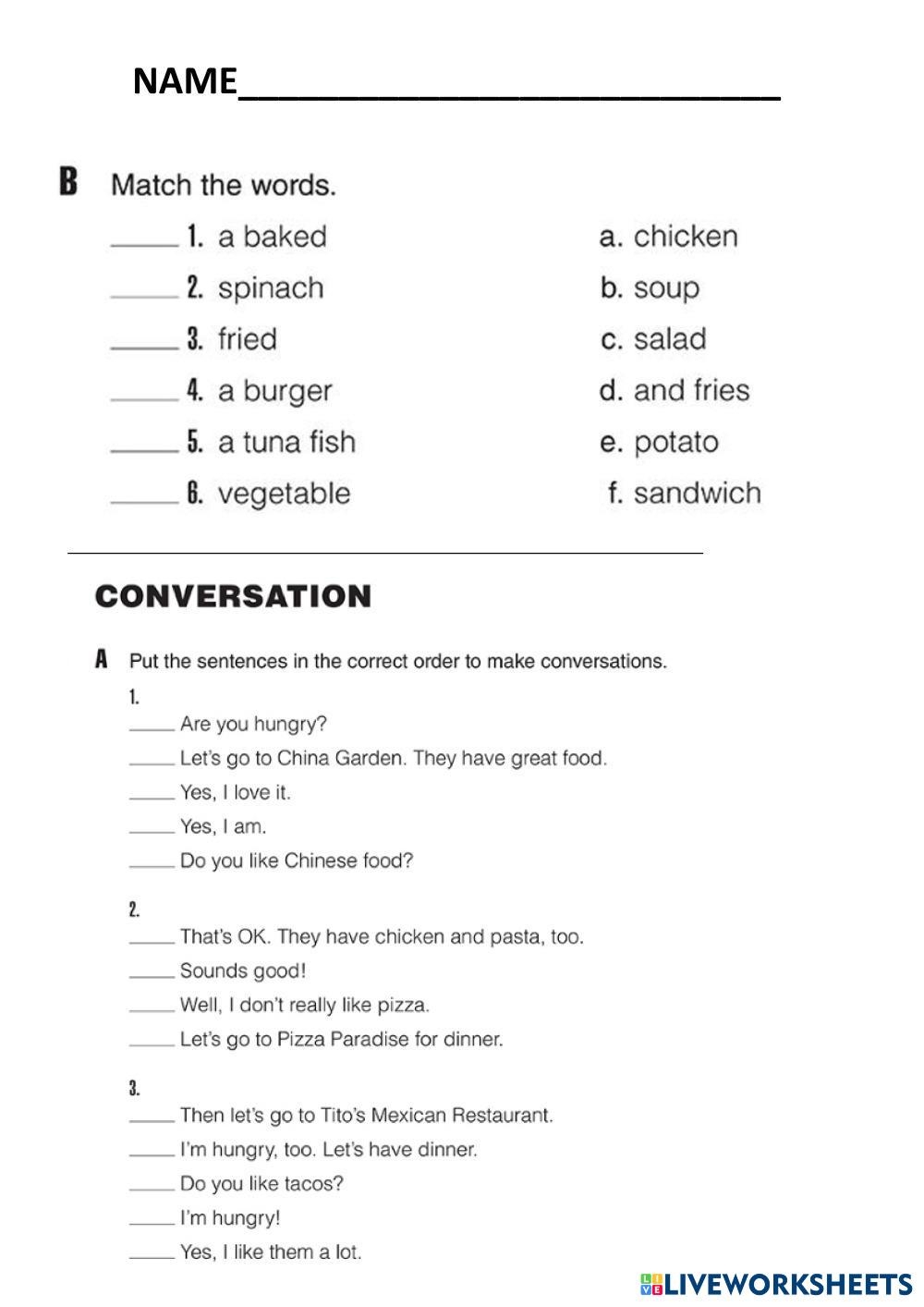 Intro To Grammar Worksheet