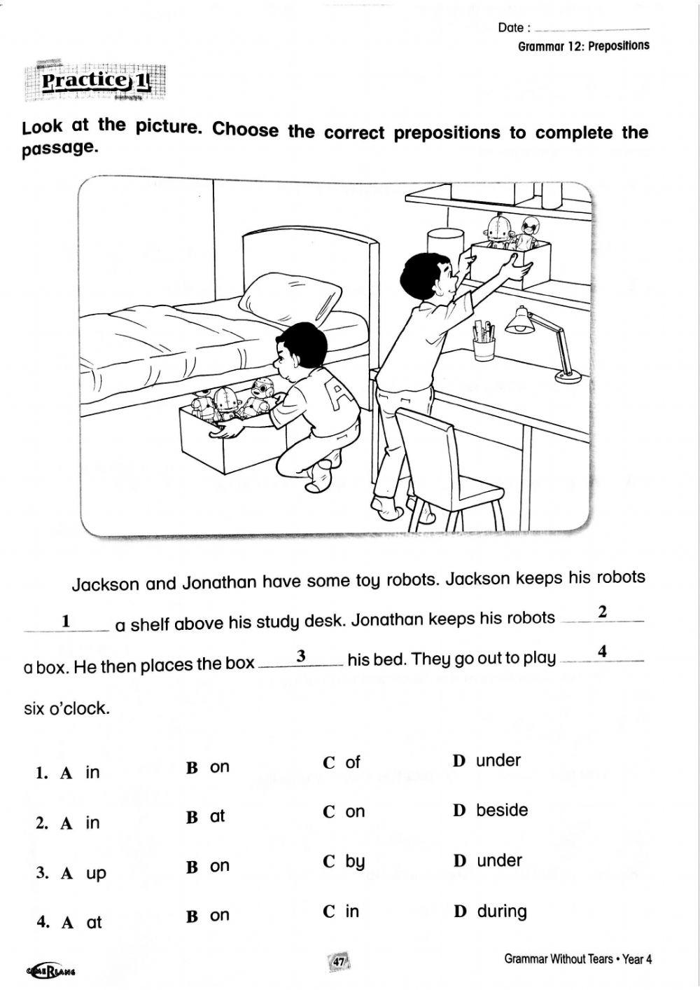 Year 4 Grammar Free Interactive Worksheets 447113