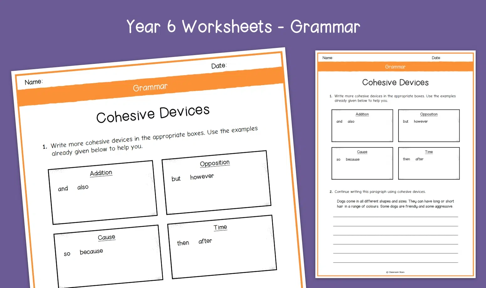 Year 6 Grammar Worksheets Year 6 Grammar Worksheets